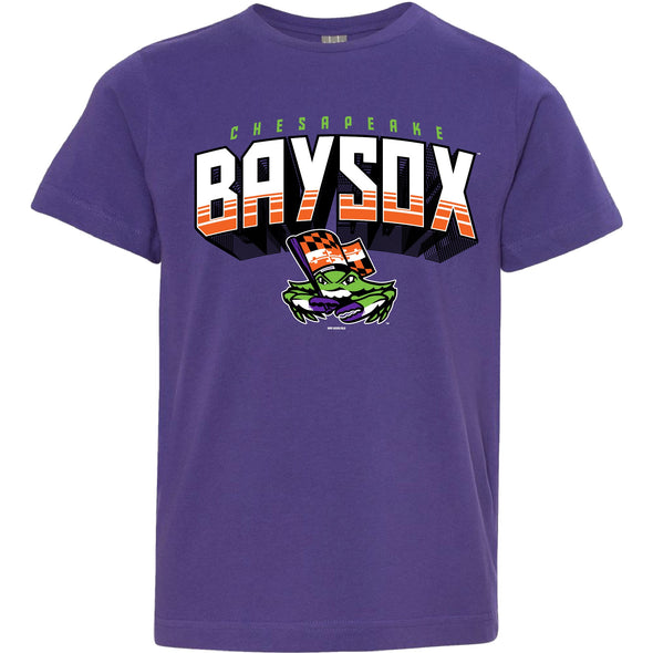 Chesapeake Baysox YOUTH Kapow PURPLE