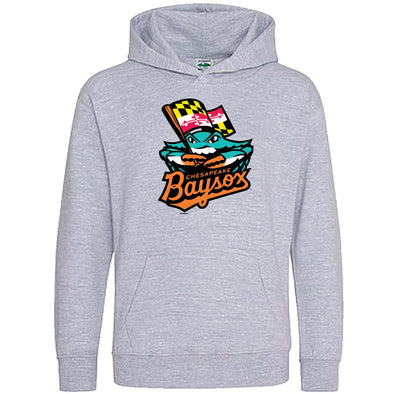 Chesapeake Baysox Bimm Ridder YOUTH Hooded HEATHER GRAY Sweatshirt