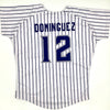 YOUTH FB Dominguez #12 Pinstripes Replica Home Jersey