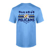 Myrtle Beach Pelicans Carolina Blue Moonover LC Tee