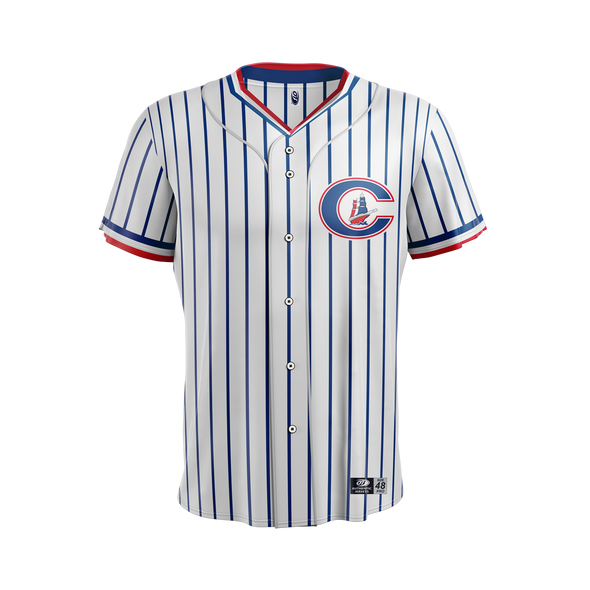 Columbus Clippers OT Sports Royal Pinstripe Jersey