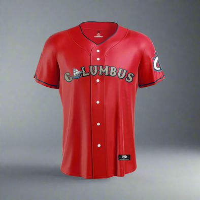 Columbus Clippers OT Sports Youth Alt Red Jersey