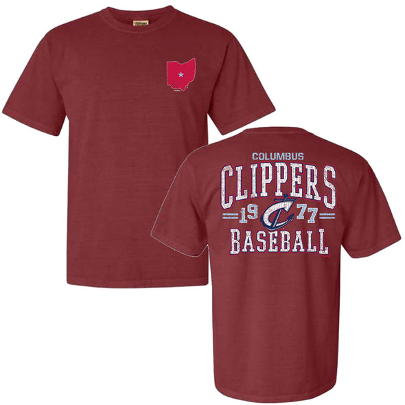 Columbus Clippers Bimm Ridder Adult Comfort Colors Fortiflora Tee