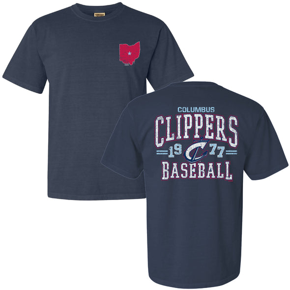Columbus Clippers Bimm Ridder Adult Comfort Colors Fortiflora Tee