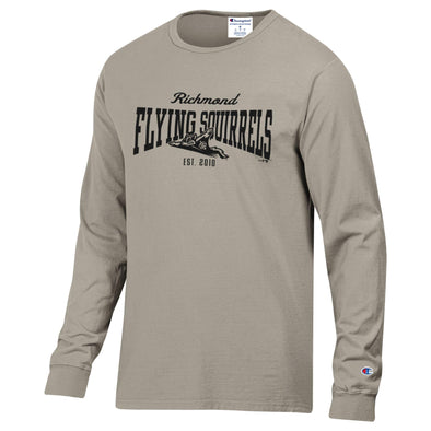 Richmond Flying Squirrels Champion Garment Dyed LS Tee