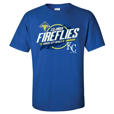 Columbia Fireflies Youth Royal Affiliate Builders Tee