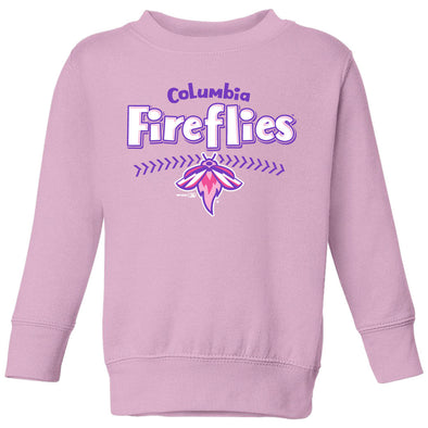 Columbia Fireflies Toddler Pink Soap Crewneck