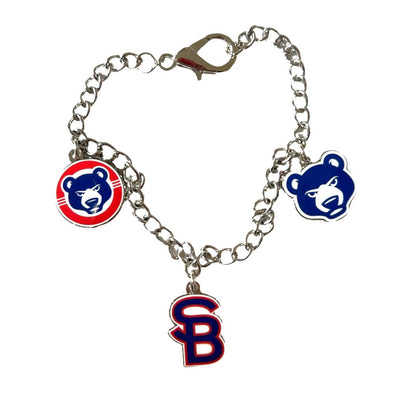 South Bend Cubs Logo Charm Bracelet