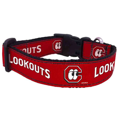 Chattanooga Lookouts Dog Collar (Red)