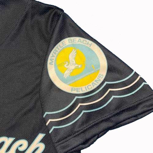 Myrtle Beach Pelicans OT Sports Navy Pelican City Collection Replica Jersey