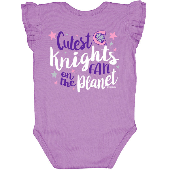 Infant Girls Flutter Sleeve Bodysuit