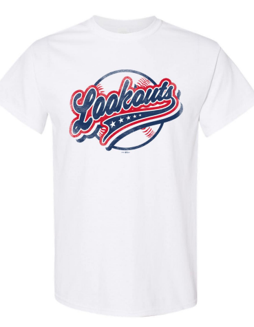 Chattanooga Lookouts Cursive USA Tee