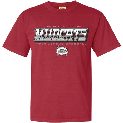 Carolina Mudcats Crimson Now Comfort Color Tee