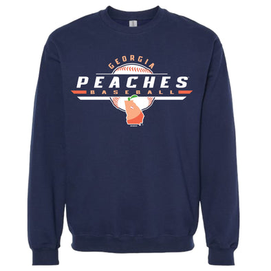 Gwinnett Stripers Bimm Ridder Peaches Crewneck Sweatshirt