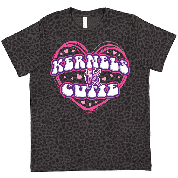 Youth Girls Leopard Tee