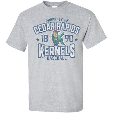 Kernels Aged look T shirt- Grey