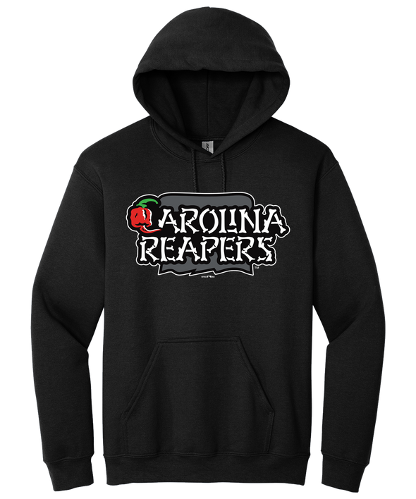 Carolina Reapers - Black Wordmark Hoodie