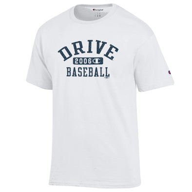 Greenville Drive Champion White Cotton Jersey Est. 2006 Tee