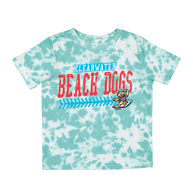 Clearwater BeachDogs Bimm Ridder Youth Tie Dye Sharman Tee