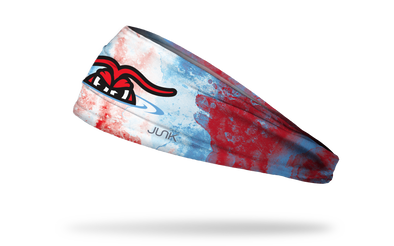 Hickory Crawdads Junk Washed Out Rainbow Headband