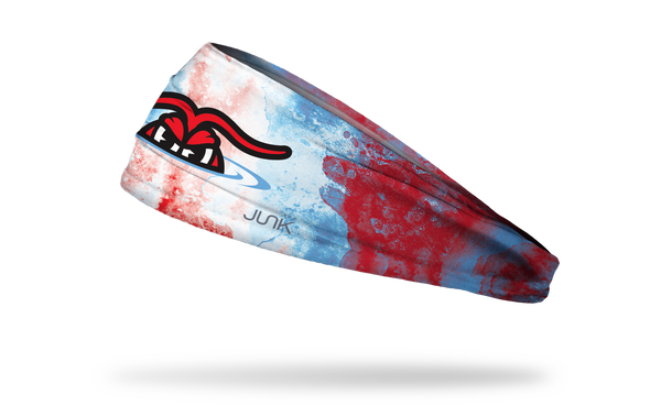 Hickory Crawdads Junk Washed Out Rainbow Headband