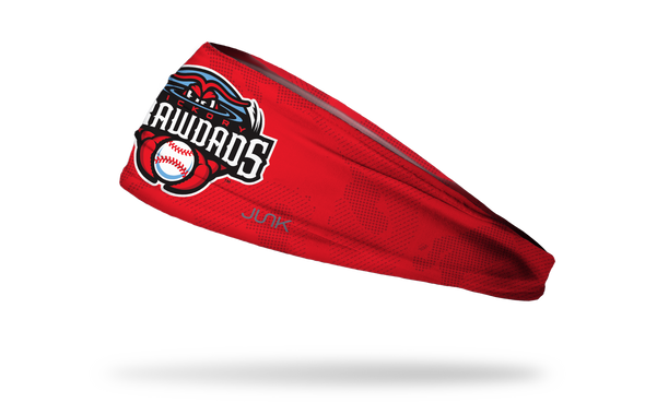 Hickory Crawdads Junk Red Primary Headband