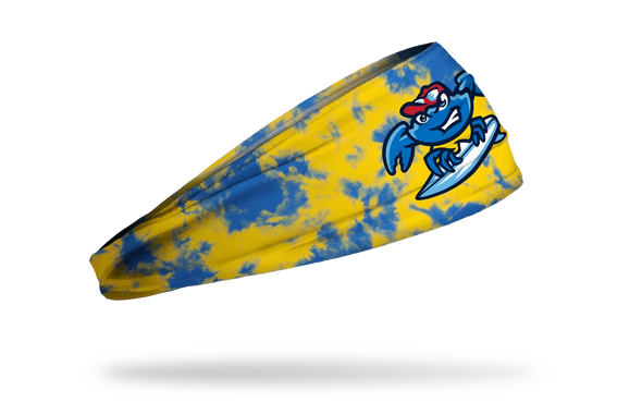 Jersey Shore BlueClaws JUNK Brands Tie Dye Surfing Crab Headband