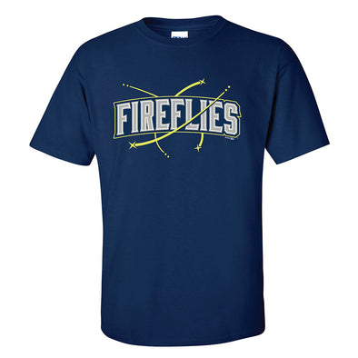 Columbia Fireflies Adult Wordmark Tee