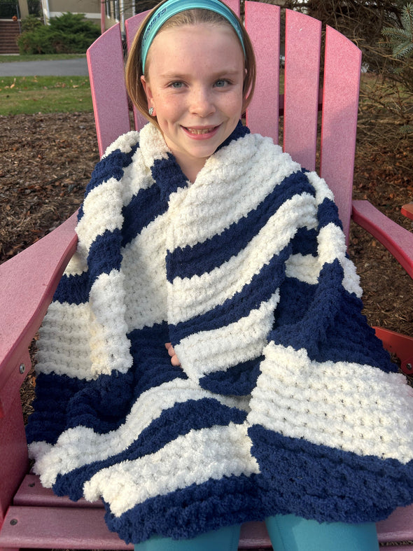 Asheville Tourists Cable Knit Throw