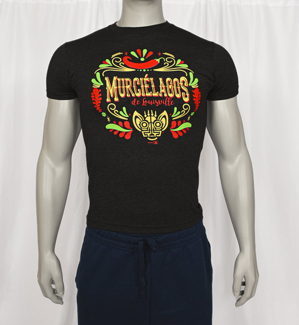 Louisville Bats Murcielagos Skull T-Shirt