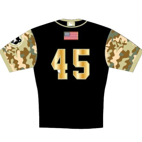 South Bend Cubs 2025 GAME WORN Camouflage Jersey