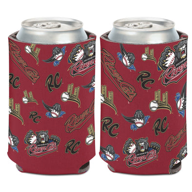 CAN COOLER RC SCATTER LOGOS, SACRAMENTO RIVER CATS