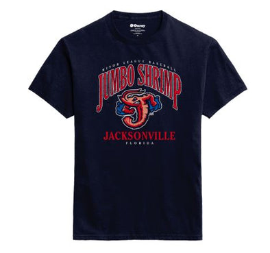 Jacksonville Jumbo Shrimp Ouray Navy S/S Tee