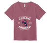 Jacksonville Jumbo Shrimp Ouray Ladies Rose V-Neck Tee