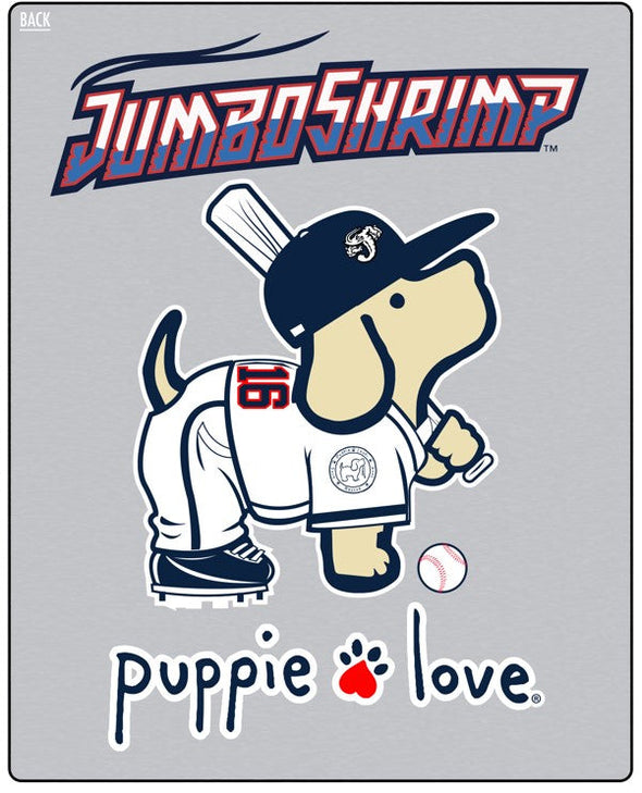 Jacksonville Jumbo Shrimp Puppie Love Baseball Pup Hoodie