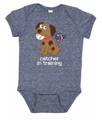 Jacksonville Jumbo Shrimp Soft As A Grape Navy Infant Bodysuit