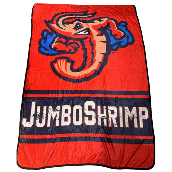 Jacksonville Jumbo Shrimp Destroyer Full Sized Plush Blanket