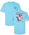 Jacksonville Jumbo Shrimp Puppie Love Sky Mascot Pup Tee