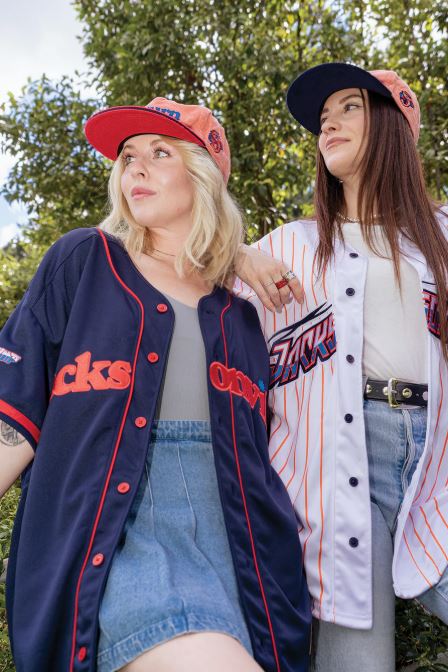 Jacksonville Jumbo Shrimp Official League flipturn x Jumbo Shrimp River City Navy Jersey