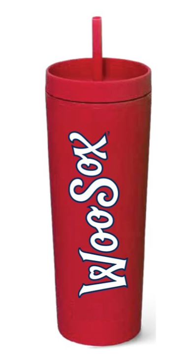 Red WooSox 18oz Tumbler