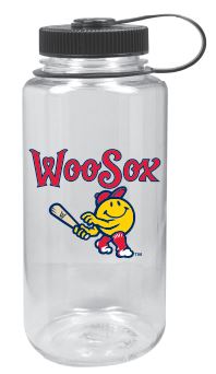 Worcester Red Sox Clear Primary Nalgene Bottle 32oz