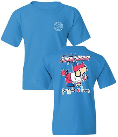 Jacksonville Jumbo Shrimp Puppie Love Youth Mascot Tee