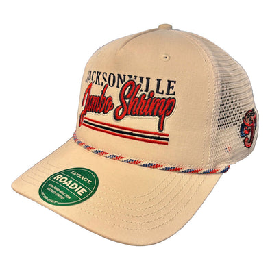 Jacksonville Jumbo Shrimp Legacy White Script Roadie Trucker