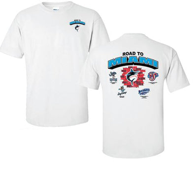 Jacksonville Jumbo Shrimp Bimm Ridder Road To Miami Tee