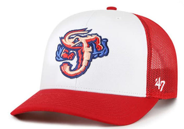 Jacksonville Jumbo Shrimp '47 Red Freshman Trucker