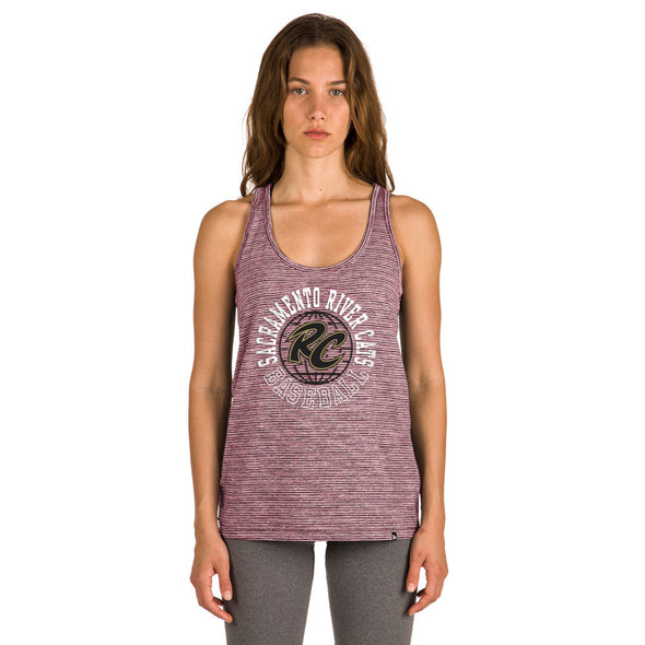 CARA STRIPED TANK, SACRAMENTO RIVER CATS