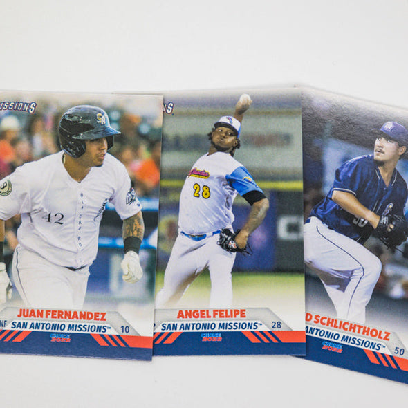 San Antonio Missions 2022 Baseball Card Set 1 and 2