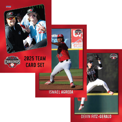 Hickory Crawdads 2025 Team Card Set #2