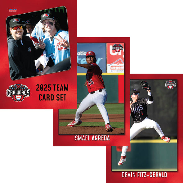 Hickory Crawdads 2025 Team Card Set #2