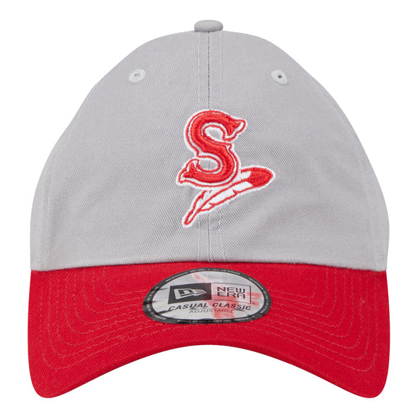 Spokane Indians Casual Classic Gray Adj Cap